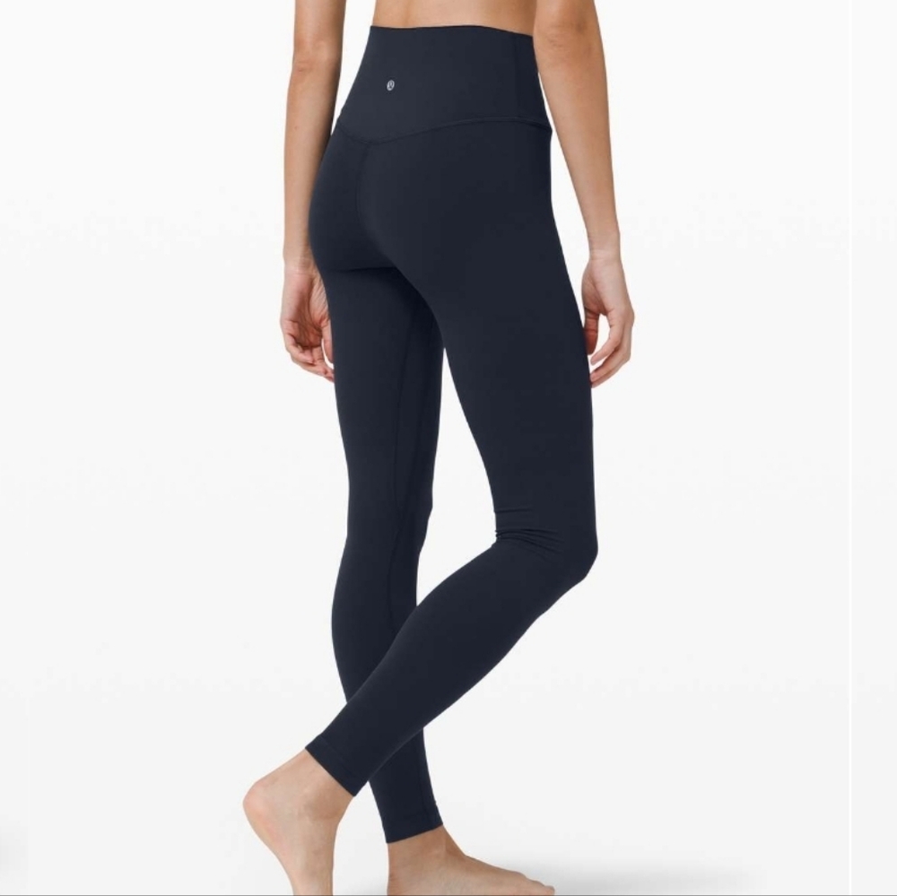 Lululemon Align Pant 28"True Navy Soft High Waisted Womens Size 6